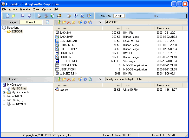 UltraISO Media Edition Screenshot